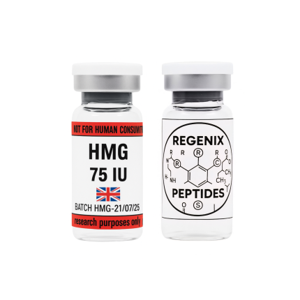 HMG 75IU research peptide