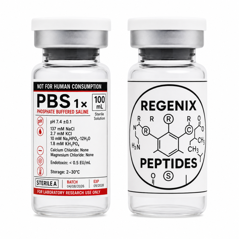PBS 1x 100 ml Phosphate Buffered Saline – Regenix Peptides Ltd