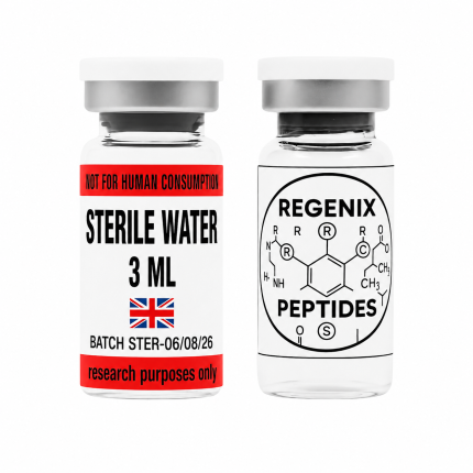 Sterile Water 30 ml – 10 x 3 ml vials – Regenix Peptides Ltd