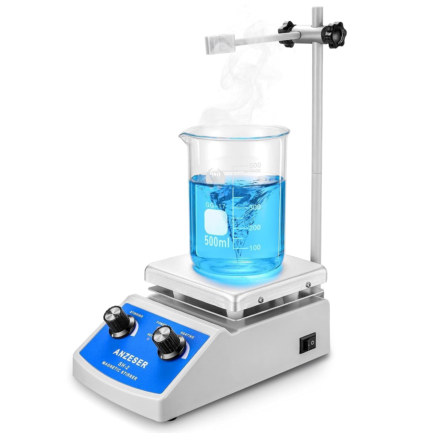 ANZESER SH-2 Laboratory Magnetic Stirrer & Hotplate — 2 L / 2000 RPM 1 ANZESER SH-2 Laboratory Magnetic Stirrer & Hotplate — 2 L / 2000 RPM