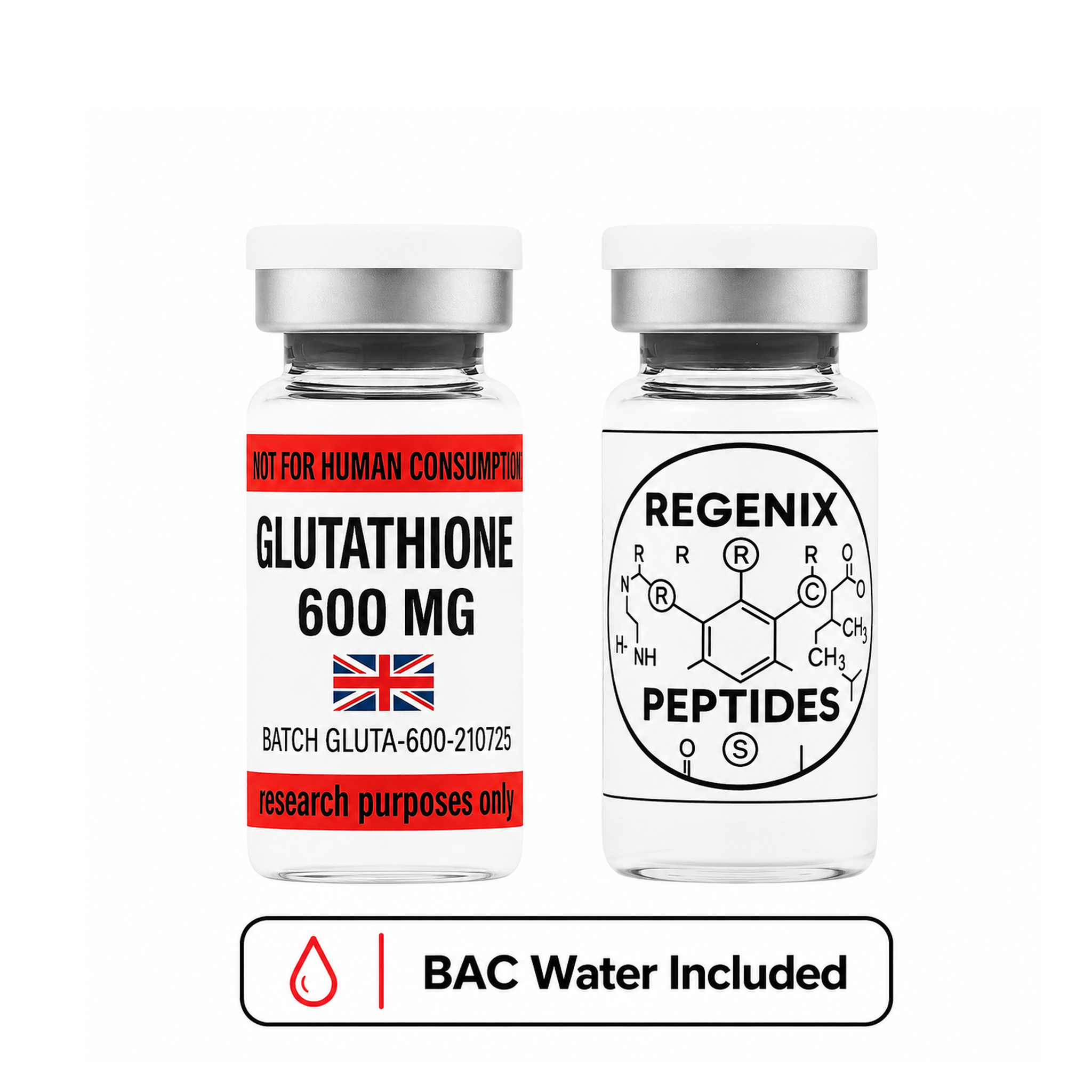Glutathione 600 mg 1 Glutathione 600MG | Regenix Peptides
