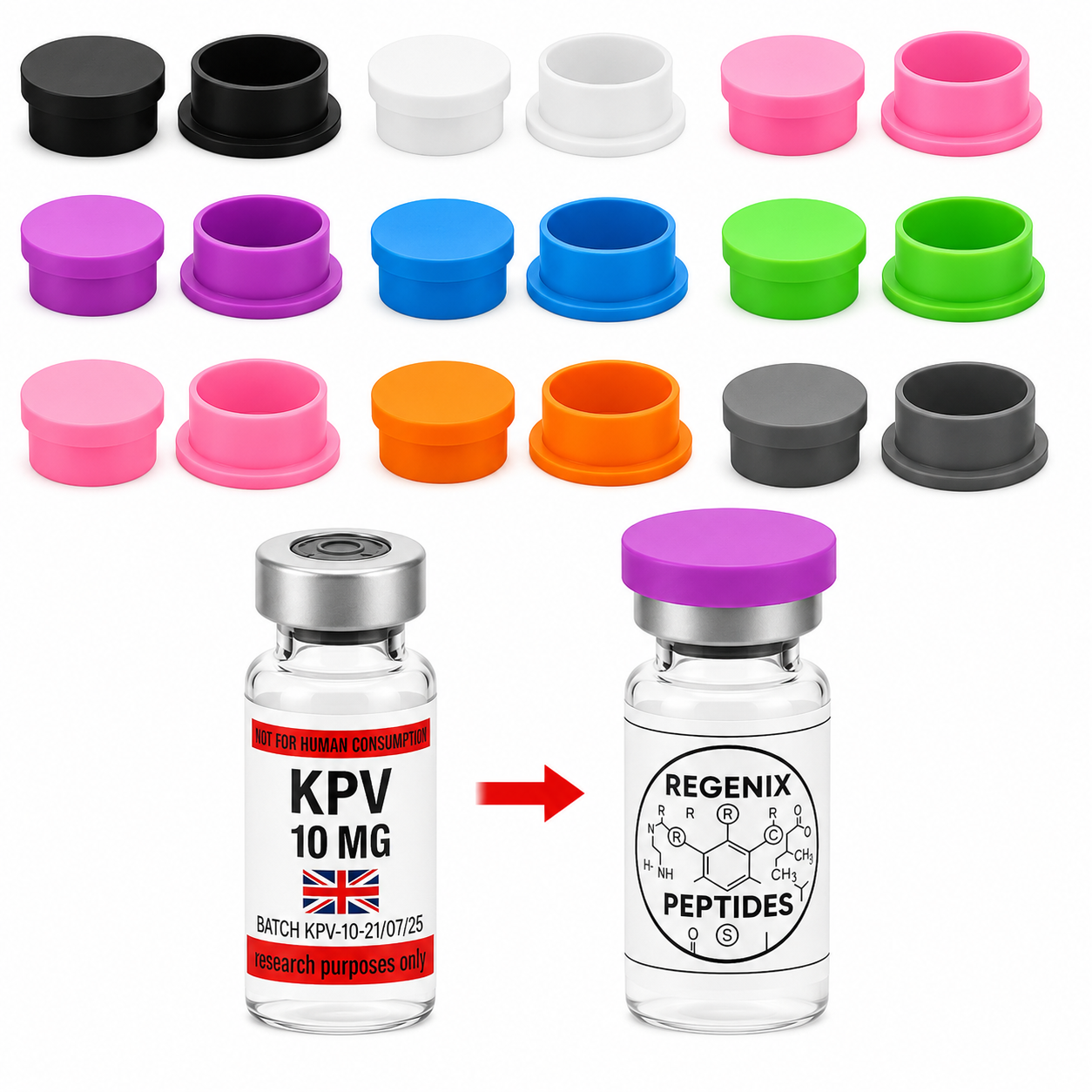 63-Slot Vial Storage Case — 1–3 mL Vials 2 63-Slot Vial Storage Case — 1–3 mL Vials - Image 2