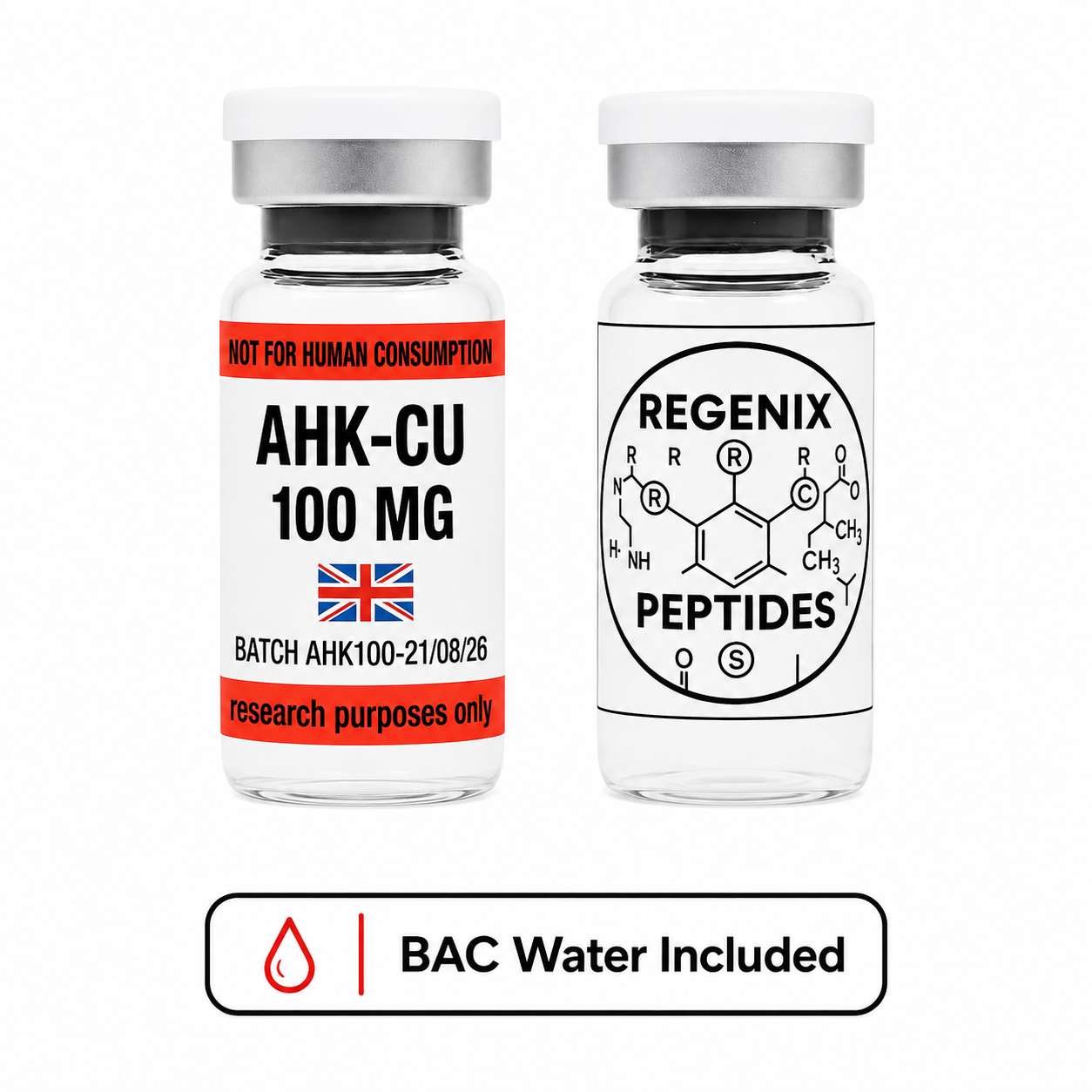 AHK-Cu 100 mg 1 AHK-Cu 100 mg research peptide vial